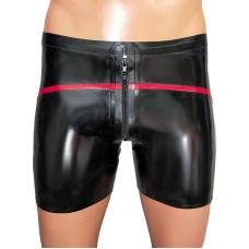 Neo shorts with crotch zip